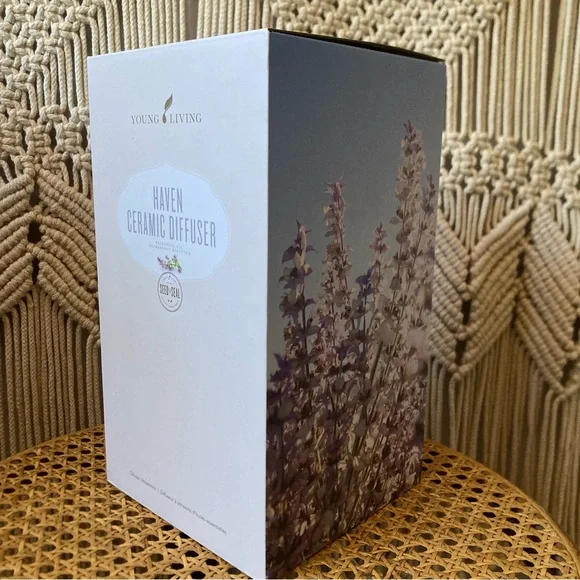 NIB Young Living Haven Ceramic Ultrasonic Oil Diffuser - Picture 1 of 9